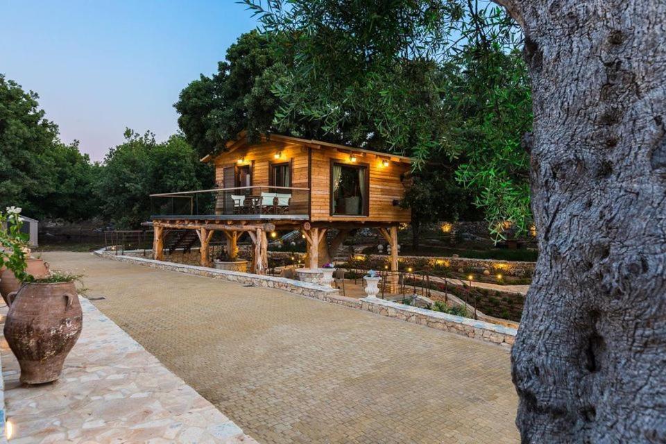 Stolidi Mou Treehouse Villa Atsipopoulo Exterior photo