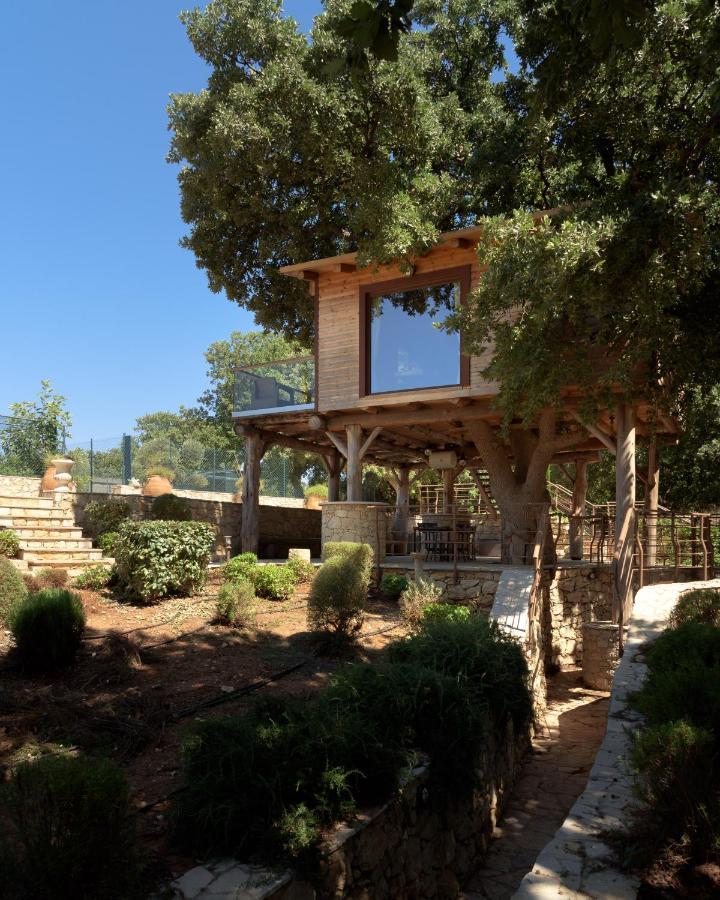 Stolidi Mou Treehouse Villa Atsipopoulo Exterior photo