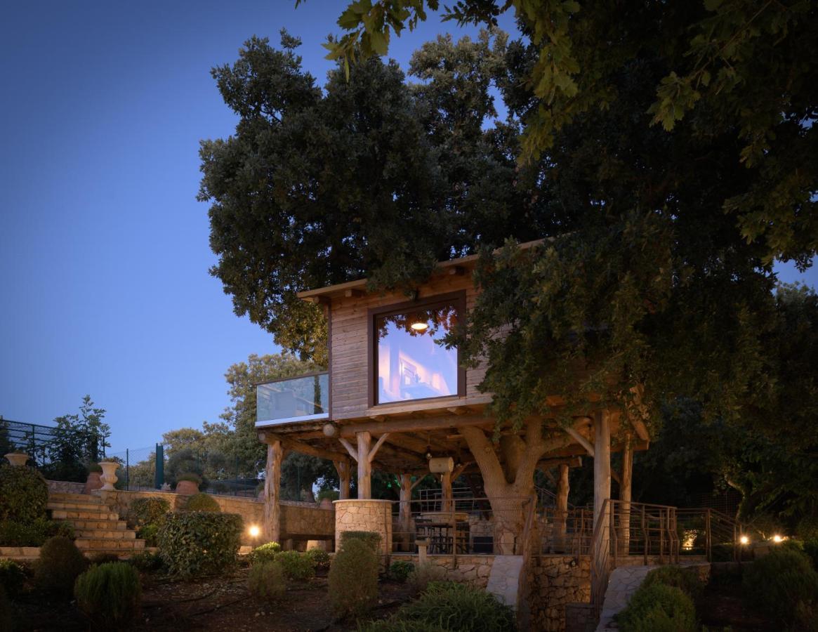 Stolidi Mou Treehouse Villa Atsipopoulo Exterior photo